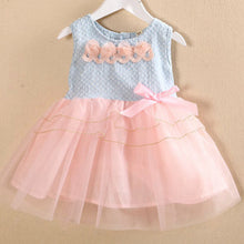2-5Y Cute Baby Girl Sleeveless Vest Tutu Dress Bowknot Tulle Summer Dress UBY