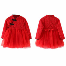 2-5Y New Baby Girls Kids Dress Flower Lace Princess Party Costume Girl Floral Dress Vestido Clothes UBY