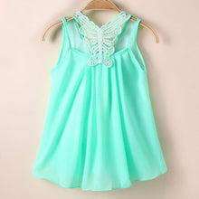 2-7 Years Baby Summer Sundress Kids Girl Chiffon Floral Vest Tutu Dress Sleeveless Dresses UBY