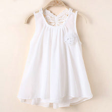 2-7 Years Baby Summer Sundress Kids Girl Chiffon Floral Vest Tutu Dress Sleeveless Dresses UBY