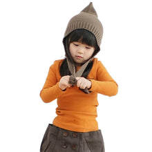 2-7Y Baby Kids Boys Girls Unisex Long Sleeve Clothes Crewneck Children T-shirts Pocket Decor Shirt Clothing PY1 UBY