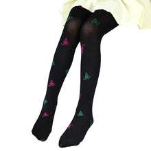 2-7Y Child Girls Kids Velvet Leggings Butterfly Stretch Slim Warm Trousers UBY
