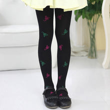 2-7Y Child Girls Kids Velvet Leggings Butterfly Stretch Slim Warm Trousers UBY