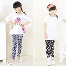 2-7Y Cute Kid Baby Girls Legging Floral Leopard Skinny Stretch Long Leggings HT UBY
