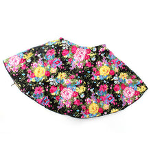 2-7Y Girls Clothing Sets 2PCS Black Long Sleeve Shoulder Off TopFloral Skirt Baby Clothes DressUBY