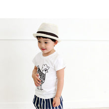 2-7Y Kids Toddler Boys Short Sleeve Cotton T-shirt Summer Pullover Tee Tops B998 UBY
