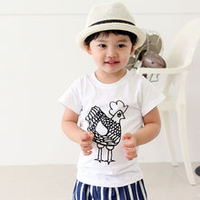 2-7Y Kids Toddler Boys Short Sleeve Cotton T-shirt Summer Pullover Tee Tops B998 UBY