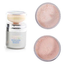 2 in1 Bare Facial Compact Skin Make up Loose Mineral Powder Sponge Puff 18g 3 Colors UBY