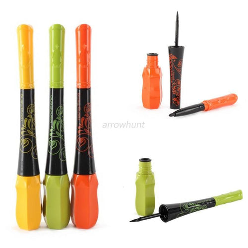 2 in1 Waterproof Dualuse Eyeliner Liquid Eye Liner Pencil Pen Make Up Cosmetic WholeUBY
