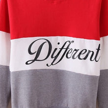 Autumn and winter women fleeve hoodies printed letters Different women casual sweatshirt hoody sudaderas femininos J89 UBY
