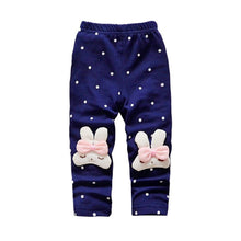 AutumnWinter Toddler Baby Girls Kid Skinny Pants Cute Elephant Rabbit Bowknot Print Stretchy Warm Children Leggings UBY