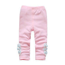 AutumnWinter Toddler Baby Girls Kid Skinny Pants Cute Elephant Rabbit Bowknot Print Stretchy Warm Children Leggings UBY