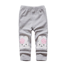 AutumnWinter Toddler Baby Girls Kid Skinny Pants Cute Elephant Rabbit Bowknot Print Stretchy Warm Children Leggings UBY