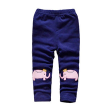 AutumnWinter Toddler Baby Girls Kid Skinny Pants Cute Elephant Rabbit Bowknot Print Stretchy Warm Children Leggings UBY