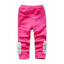 AutumnWinter Toddler Baby Girls Kid Skinny Pants Cute Elephant Rabbit Bowknot Print Stretchy Warm Children Leggings UBY