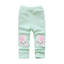 AutumnWinter Toddler Baby Girls Kid Skinny Pants Cute Elephant Rabbit Bowknot Print Stretchy Warm Children Leggings UBY