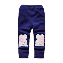 AutumnWinter Toddler Baby Girls Kid Skinny Pants Cute Elephant Rabbit Bowknot Print Stretchy Warm Children Leggings UBY