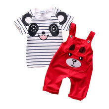 Baby Boy Clothing Set Summer Cotton Overalls For Baby Boys TshirtSling Letter Pants Infant Clothes Romper Kid Clothes UBY