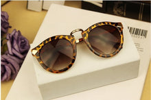 Brand Designer Trend Leopard Sunglasses For Women Men Round Retro Sun Glasses UBY