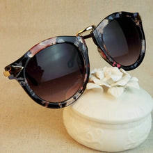 Brand Designer Trend Leopard Sunglasses For Women Men Round Retro Sun Glasses UBY