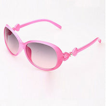 Children Kids Plastic Frame Round Shades Goggles UV400 Sunglasses Baby Girls Bow-knot Eyewear Sun Glasses UBY
