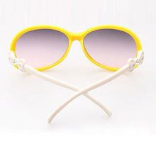 Children Kids Plastic Frame Round Shades Goggles UV400 Sunglasses Baby Girls Bow-knot Eyewear Sun Glasses UBY