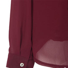 Deep V Neck Casual Chiffon Blouses Long Sleeves Gray Blusas Loose Casual Club Party Women Shirts Tops UBY