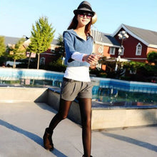 Shorts Femininos Solid Slim Casual Woolen Plus Size Warm Women Shorts UBY