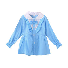 Baby Girls Blouse Little Kids Tops Long Sleeve Polka Dot Shirts 1-4 Years PY2 UBY