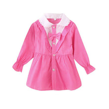 Baby Girls Blouse Little Kids Tops Long Sleeve Polka Dot Shirts 1-4 Years PY2 UBY