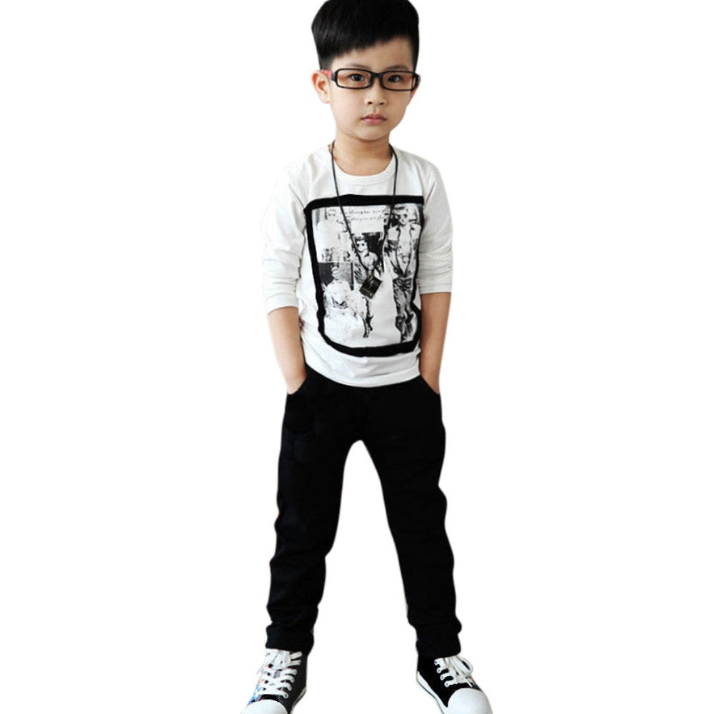 Kid Clothes Baby Boy Soft Warm Jeans Casual Cotton Jeans Boys Slim Pants UBY