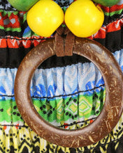 Baby Girls Dress with Necklace Children Graceful Printed Beach Dress Bohemian Style Girl Dresses UBY