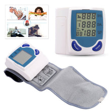 New Health Care Home Automatic Wrist digital lcd blood pressure monitor portable Tonometer Meter for Measuring Pulse Rate UBY