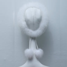 est Women's Raccoon Fur Hat Leather  Fur Hats Lady Warm Charm Beanies Caps Headgear Fox Fur Ball UBY