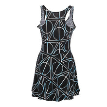Sexy Women Casual Dress Deathly Hallows Reversible Skater Dress LY3 UBY