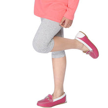 Candy Color Kids Baby Girls Cotton Leggings Pants Children Cropped Capris UBY