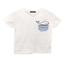 Children's Boy T-shirt Delicate Dolphin Pattern Cotton Short-sleeved T-shirts Outwear Kids Clothes UBY