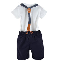 Clothing Sets Baby Sailor Suits For Boys kids Pants  Top Boys Navy Children Clothes 0-5Y LE2 UBY