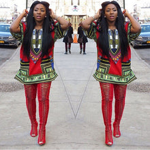 Women African Festival Dashiki Shirt Kaftan Boho Hippe Gypsy Festival Tops Party Dress LY3 UBY