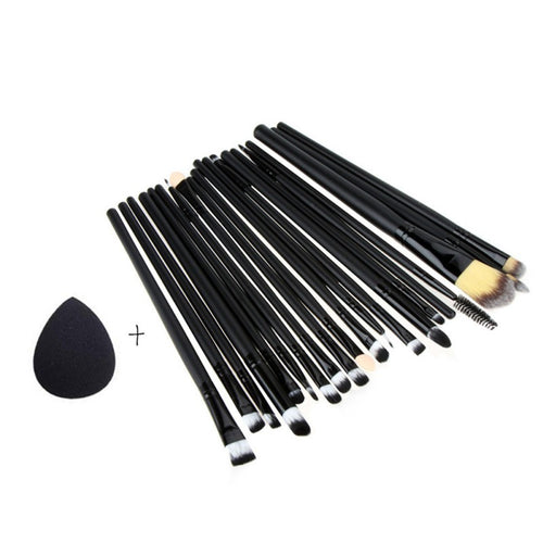 20pcss Makeup Brushes Set Powder Foundation Eyeshadow Eyeliner Lip Brush Tool  Sponge Beush  UBY