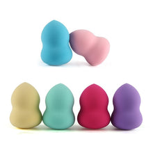 2pcss /4pcss Makeup Foundation Sponge Blender Blending Cosmetic Puff Flawless Powder Smooth Beauty Make Up Tool Random color  UBY