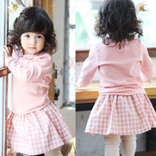 2Pcs Cute Kids Girls Clothing Sets Doll Collar T-ShirtSkirt Pants Baby Clothes Outfit Clothes SetUBY