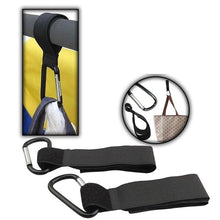 2Pcs Universal Buggy Mummy Clips Pram Pushchair Shopping Bag Hook Carabiner Clip UBY