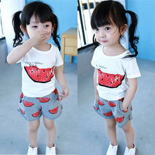 2pcs Baby Girl Boy Clothes Set Toddler Children Summer Short Sleeve T-shirtShorts UBY