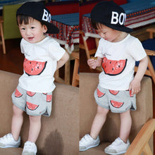2pcs Baby Girl Boy Clothes Set Toddler Children Summer Short Sleeve T-shirtShorts UBY