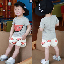 2pcs Baby Girl Boy Clothes Set Toddler Children Summer Short Sleeve T-shirtShorts UBY