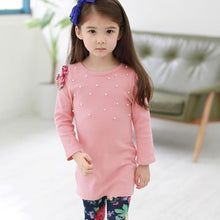 2pcs Child Baby Kid TopsPants Set Toddler Girls Floral Outfits ShirtTrousers 2-7Y UBY