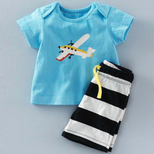 2pcs Toddler Kids Baby Boys Summer T-shirt TopsBeach Pants Outfits Clothes Sets UBY