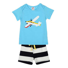 2pcs Toddler Kids Baby Boys Summer T-shirt TopsBeach Pants Outfits Clothes Sets UBY