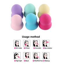 3/5/6pcss Pack Makeup Foundation Sponge Make Up Brush Set Powder Smooth Beauty Cosmetic Make Up Tool Random Color  UBY